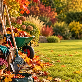 Für die Gartenarbeit im Herbst, zum Laubfegen und Schneiden – mit hochwertigen Handwerkzeugen geht die Arbeit leichter von der Hand!