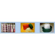 Raschelschlauch n.gelb 16" x 100 m