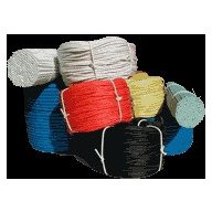 Weintraubenkrawatten 2x0,3mm weiß