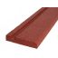 Gummiziegelleiste 1000x40x250 mm schlackenrot