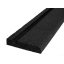 Gummikante für Ziegelsteine 1000x40x250 mm schwarz