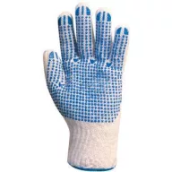 Schutzhandschuhe Doppelfaser, gepunktet 4349