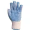 Schutzhandschuhe Doppelfaser, gepunktet 4349