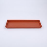 Balkonkiste Untersetzer traditionell, terracotta 40 cm