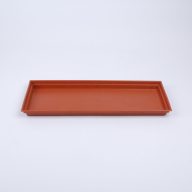 Balkonkiste Untersetzer traditionell, terracotta 60 cm
