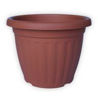 Kunststofftöpfe, gerippte Terrakotta 60 cm