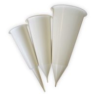 Grabvase, mit Bohrer 8x30 cm