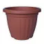 Kunststofftöpfe, gerippte Terrakotta 26 cm
