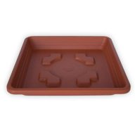 Fliese rechteckige Unterlegscheibe, Terrakotta 25 cm