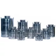 Füllkanister aus Edelstahl, mit Ausguss 20 l