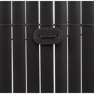   Kunststoff-Bambusverschluss "Fixcane" schwarz 26Stk/Packung