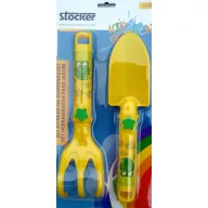 Kinder-Gartengeräte-Set 2 Stück gelb