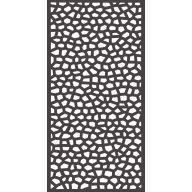 Dekorative PP-Platte Mosaik 1x2 m grau