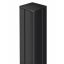 Aluminiumpfosten zur Befestigung von Mosaik/Privatplatten Alupost grau 215 cm