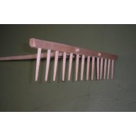 Gereblye Klemme Retro Holz 14 Zähne