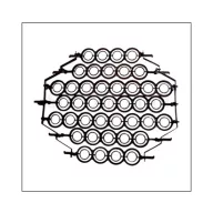 Drehbares Gitter für 41 Fasaneneier