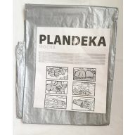 Decke 110g/m2 6m x 10m (silber)