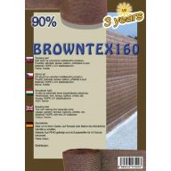Zaungeflecht BROWNTEX160 1,8X50 m braun 90%