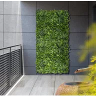 Grüne Wand mit tropischen Pflanzen Vertical Tropic 1x1 m