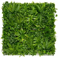 Grüne Wand mit tropischen Pflanzen Vertical Tropic 1x1 m