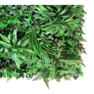 Grüne Wand mit tropischen Pflanzen Vertical Tropic 1x1 m