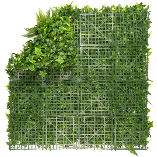 Grüne Wand mit tropischen Pflanzen Vertical Tropic 1x1 m