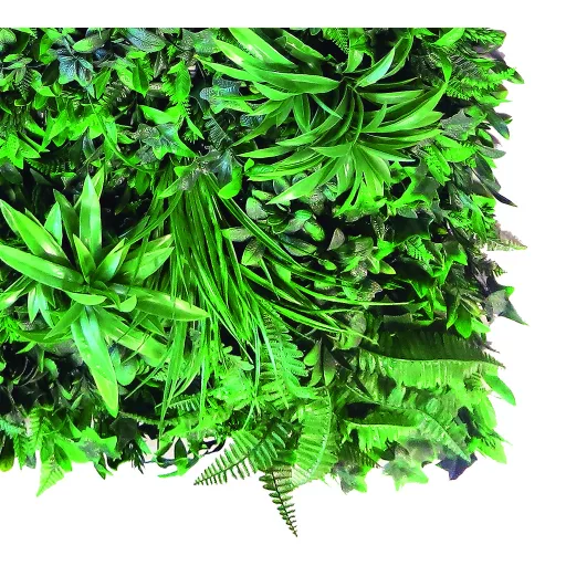 Grüne Wand mit tropischen Pflanzen Vertical Tropic 1x1 m