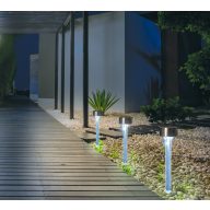 Gartenlampe, steckbar, solarbetrieben Amarys 6x33 cm