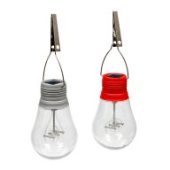 Hängelaterne mit Solarpanel Bulby 7x12 cm