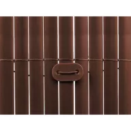   Kunststoff-Bambusverschluss "Fixcane" braun 26Stk/Packung