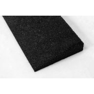 Gummiplatte Starterprofil 30mm dick schwarz 1000x250mm