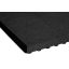 Gummiplatte geteilt Spielplatz Schwarz 45x1000x1000mm