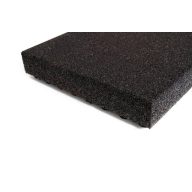 Spielplatz-Gummiplatte schwarz 45x500x500mm