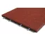 Gummiplatte Spielplatz rot 45x500x500mm