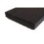 Gummi Spielplatz schwarz 60x500x500mm