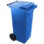 Haushaltseimer blau 120 l