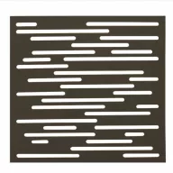   PP-Kunststoffplatte mit dekorativen Mustern Nautische Platte rostbraun 1mx1m