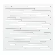   PP-Kunststoffplatte mit dekorativen Mustern Nautische Platte weiß 1mx1m