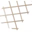Holzlattenrost "Trelliwood" braun 1x3 m