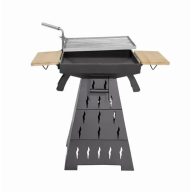 Garten-Holzkohlegrill Vesuv 3in1 Hecht