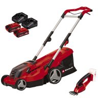 Einhell Akku-Rasenmäher GE-CM 36/37 Li Set (2x3,0Ah)