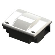 Kompakte, transparente Rattenkiste mit erhöhtem Dach IT