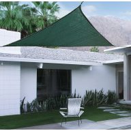 SUNNET KIT ∆ gewebtes Sonnensegel grün 3 x 3 x 3 m