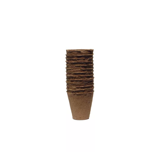 Torf Töpfe "Growing pot" 8 cm Durchmesser 16 Stück natur