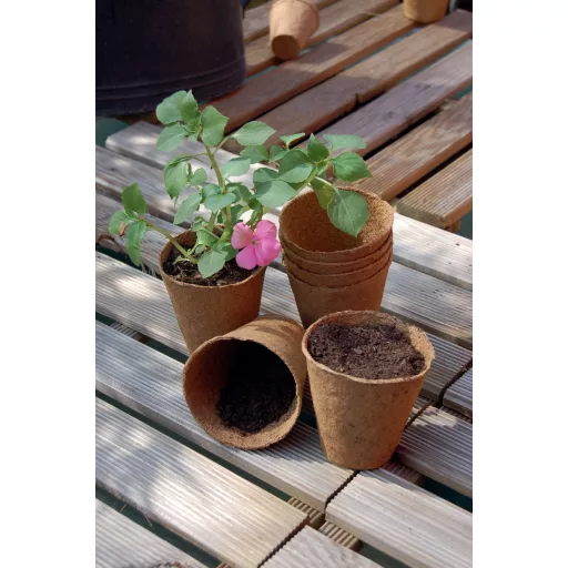 Torf Töpfe "Growing pot" 8 cm Durchmesser 16 Stück natur