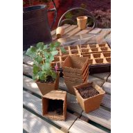 Torf-Töpfe "Anzuchttöpfe" 8x8 cm 12 Stück