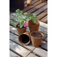   Tőzegcserép "Growing pot" 8 cm átmérő 20 db natur
