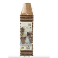 Tőzegcserép négyszögletes 6x6x6 cm Natur 16 db