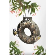   YARA 100% recyceltes Vogelfutterhaus für Grau 9-10 dicke Bälle mit recyceltem Seil