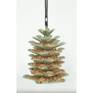   Vogelfutterhaus JESSE 98% recycelt, grau, für Samen, mit recyceltem rPET-Seil